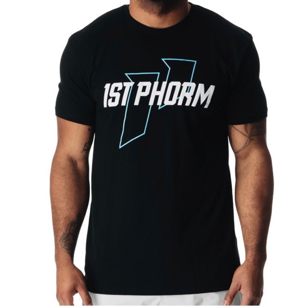 ISO Black Shadow Crest T-Shirt in S, M, or L size